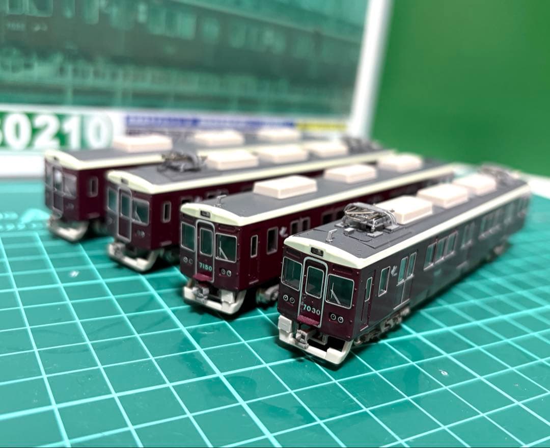 グリーンマックス阪急7000系 7000/7300 4両セット