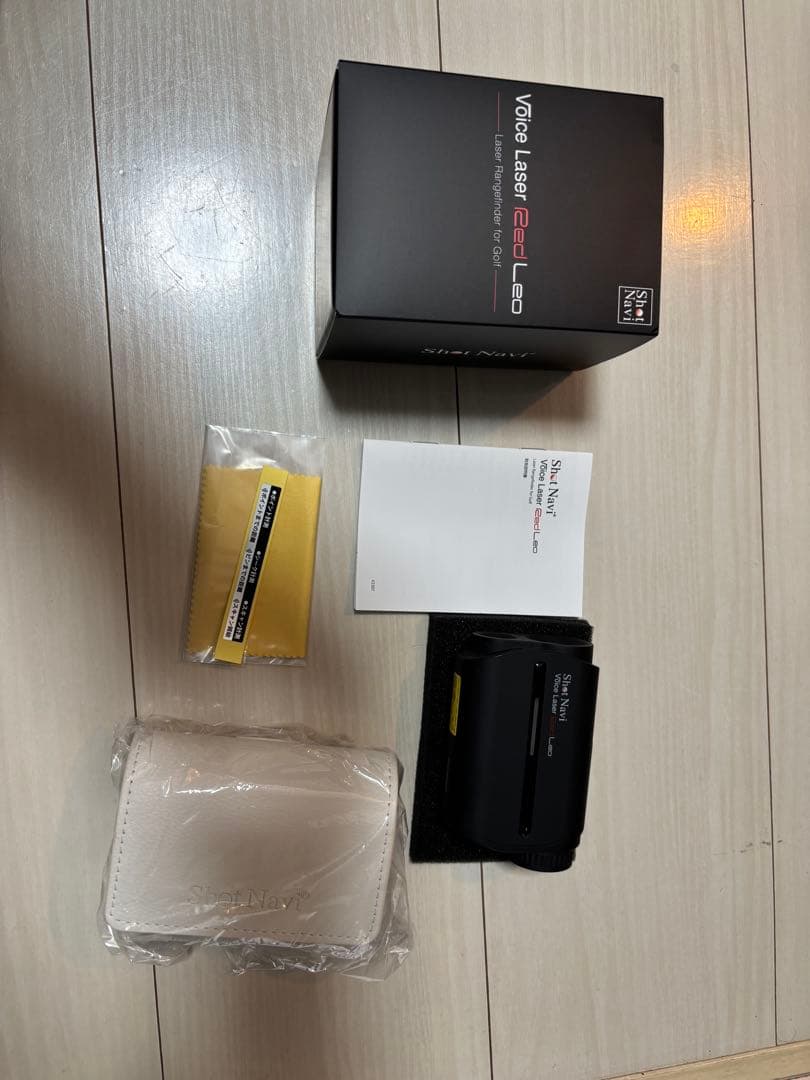 ShotNavi Voice Laser Red Leoゴルフ用距離計