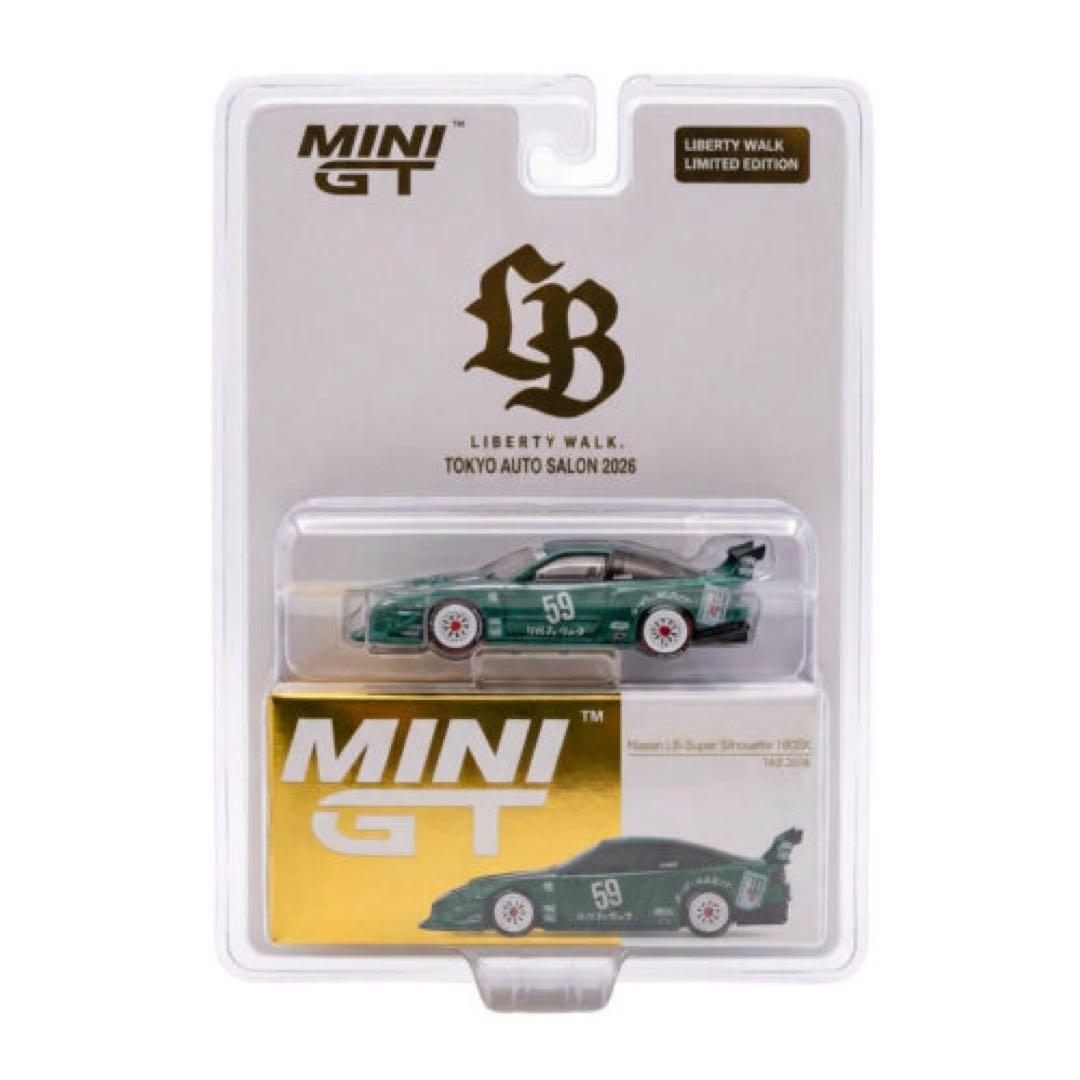 ミニカー Mini gt 180sx Tokyo auto salon LBWK