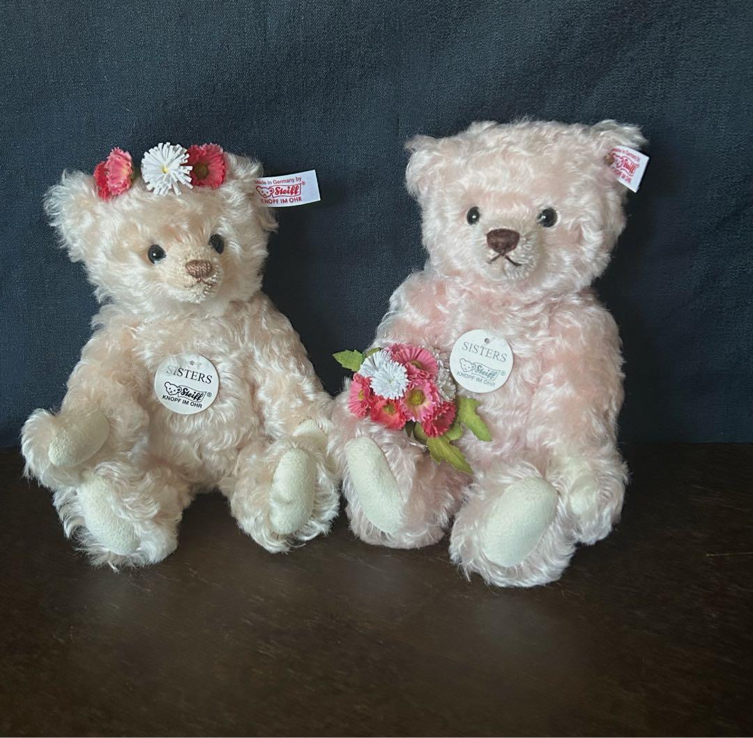シュタイフテディベア　SISTERS ヴィンテージ　ぬいぐるみ　白タグ限定品