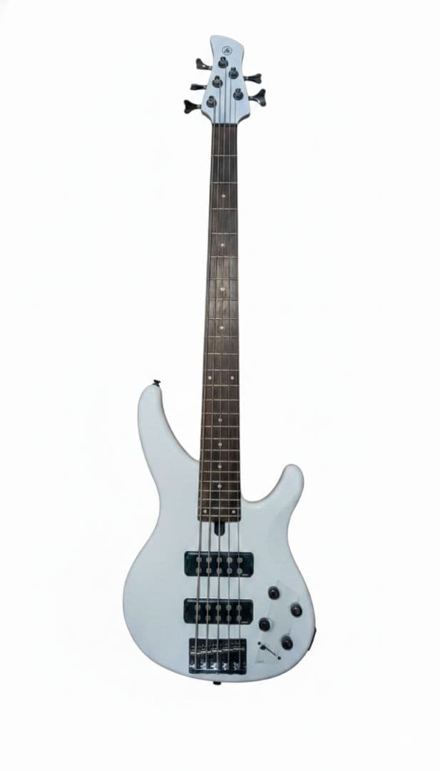 美品 YAMAHA/TRBX305 5弦 エレキベース 白 アクティブ