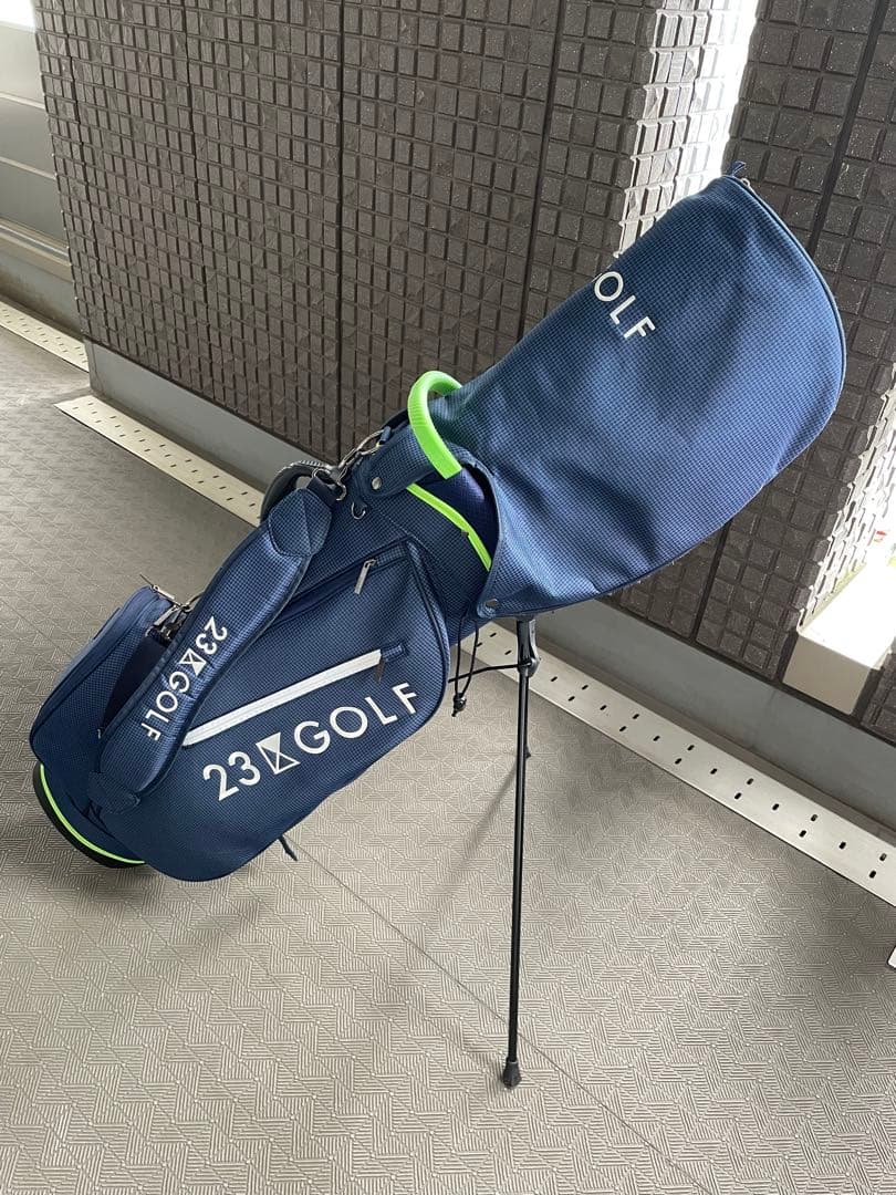 23GOLF スタンド式キャディバッグ ネームプレート（未使用）つき