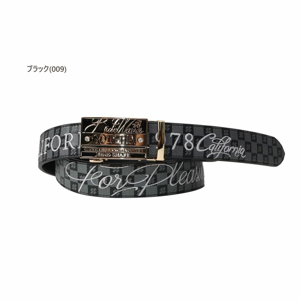 ガッチャゴルフ ベルト 【FREE(全長131cm)】ブラック261gg8101