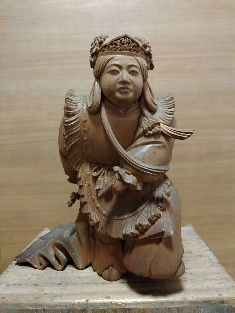 木製伝統人形 彫刻　童子舞　内藤光石作