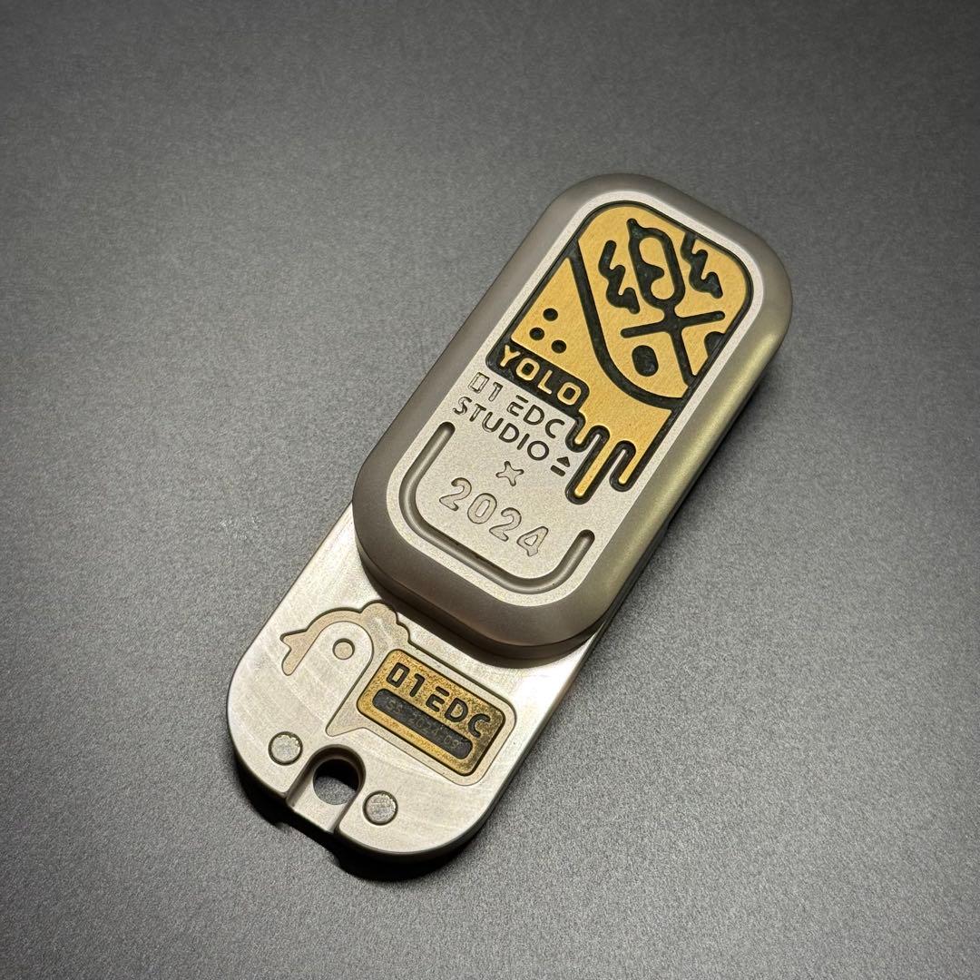 「正規品」01EDC YOLO studioフィジェットトイ　SS製