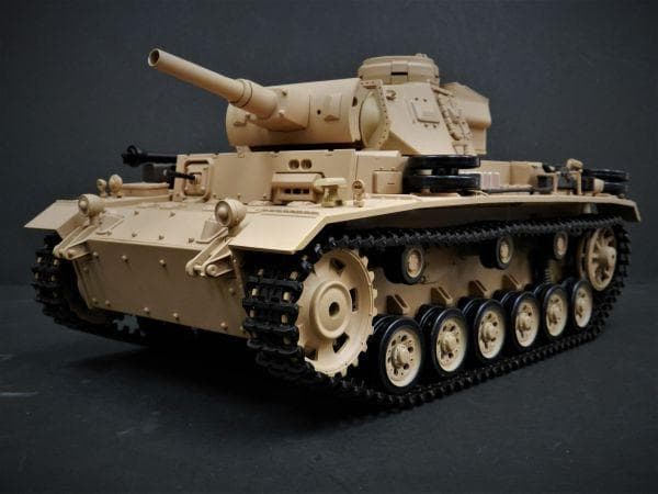 技術基準適合証明済 Henglong 1/16 ドイツ陸軍 Ⅲ号 H型