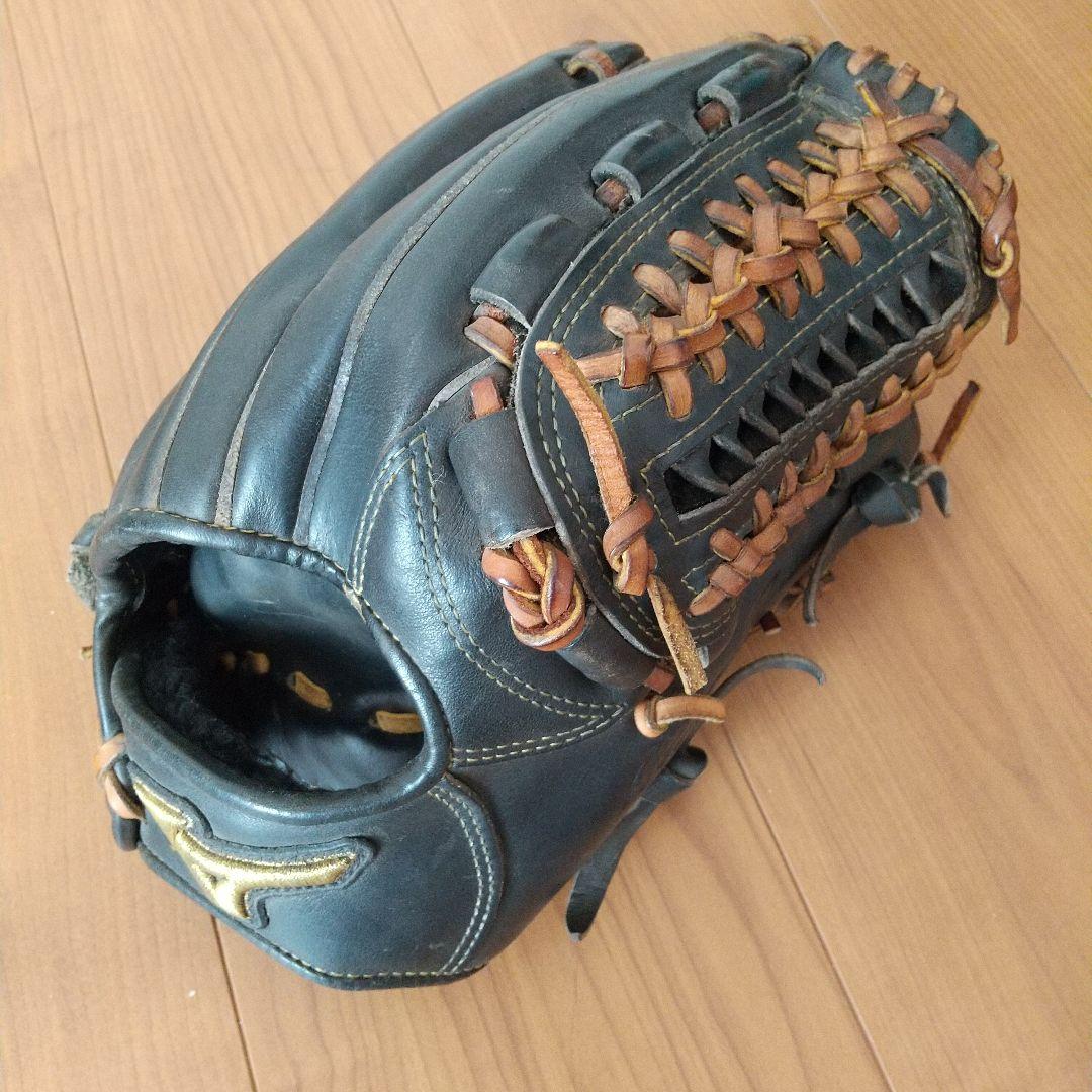 ミズノ プロ　硬式野球グローブ 内野用　黒