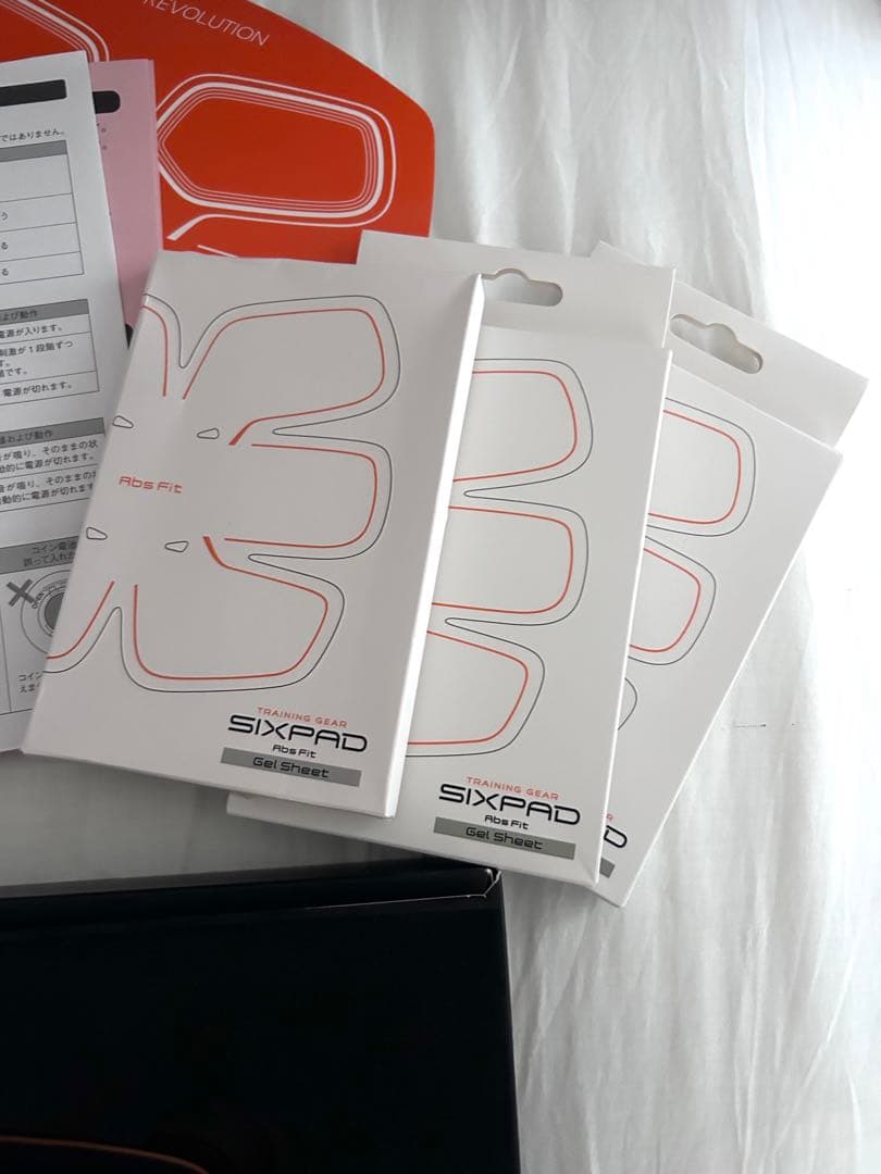 【美品】SIXPAD Abs fitシックスパッドジェルシート ３箱セット