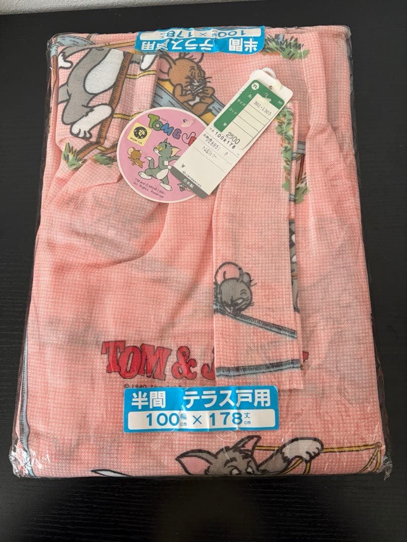 トムとジェリー　レトロ　カーテン