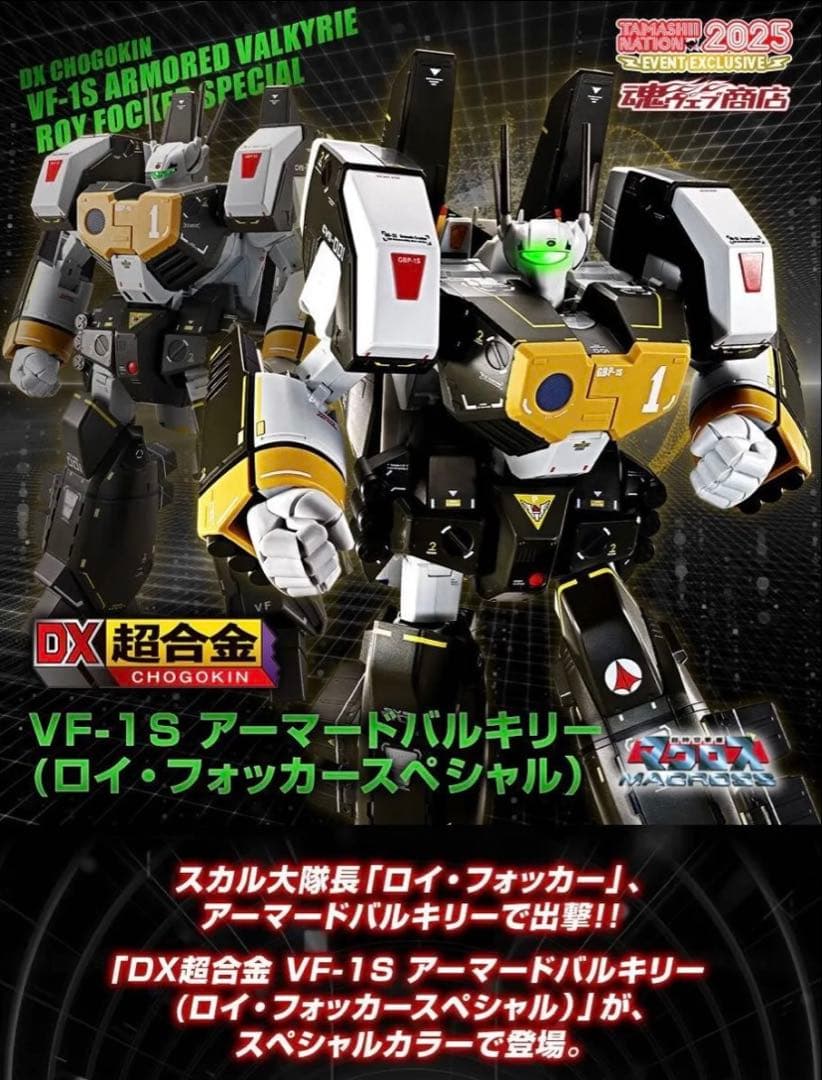DX超合金 VF-1S アーマードバルキリー（ロイ・フォッカースペシャル）