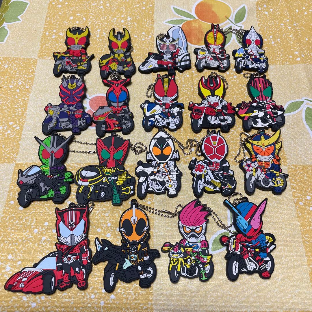 仮面ライダー 一番くじ 平成仮面ライダー ボールチェーンラバー コンプリート