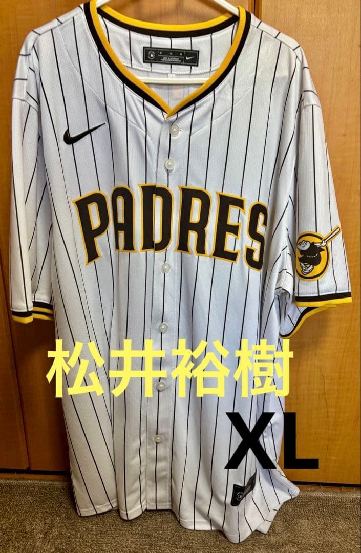 [パドレス ] 定価28000円松井裕樹レプリカ　ユニフォーム XL