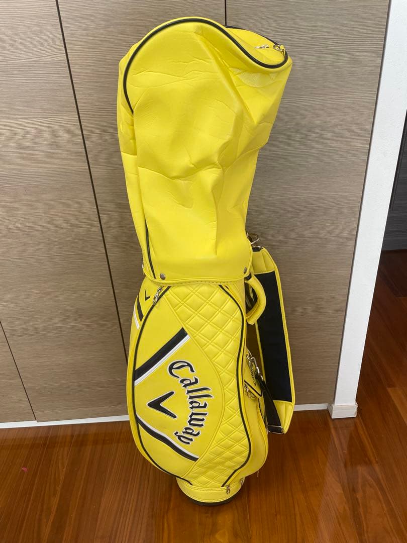 Callaway ゴルフバッグ イエロー キルティング