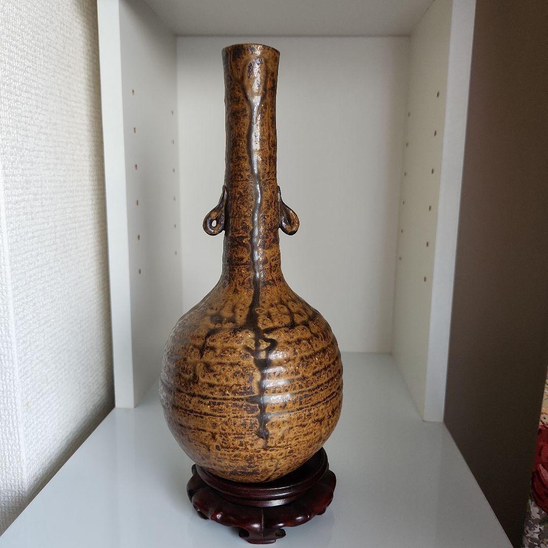 古瀬戸花入れ