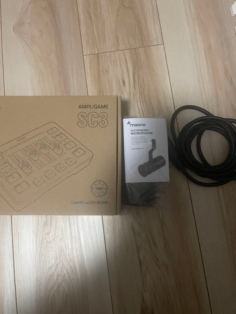 オーディオインターフェース マイク ケーブル セット まとめ売り