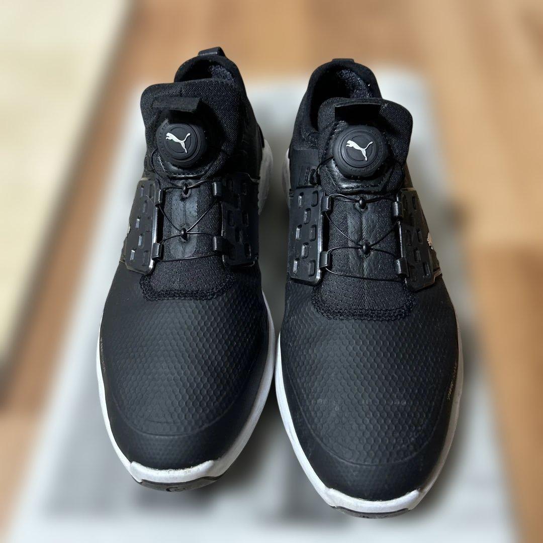 美品　黒色ゴルフシューズ　PUMA