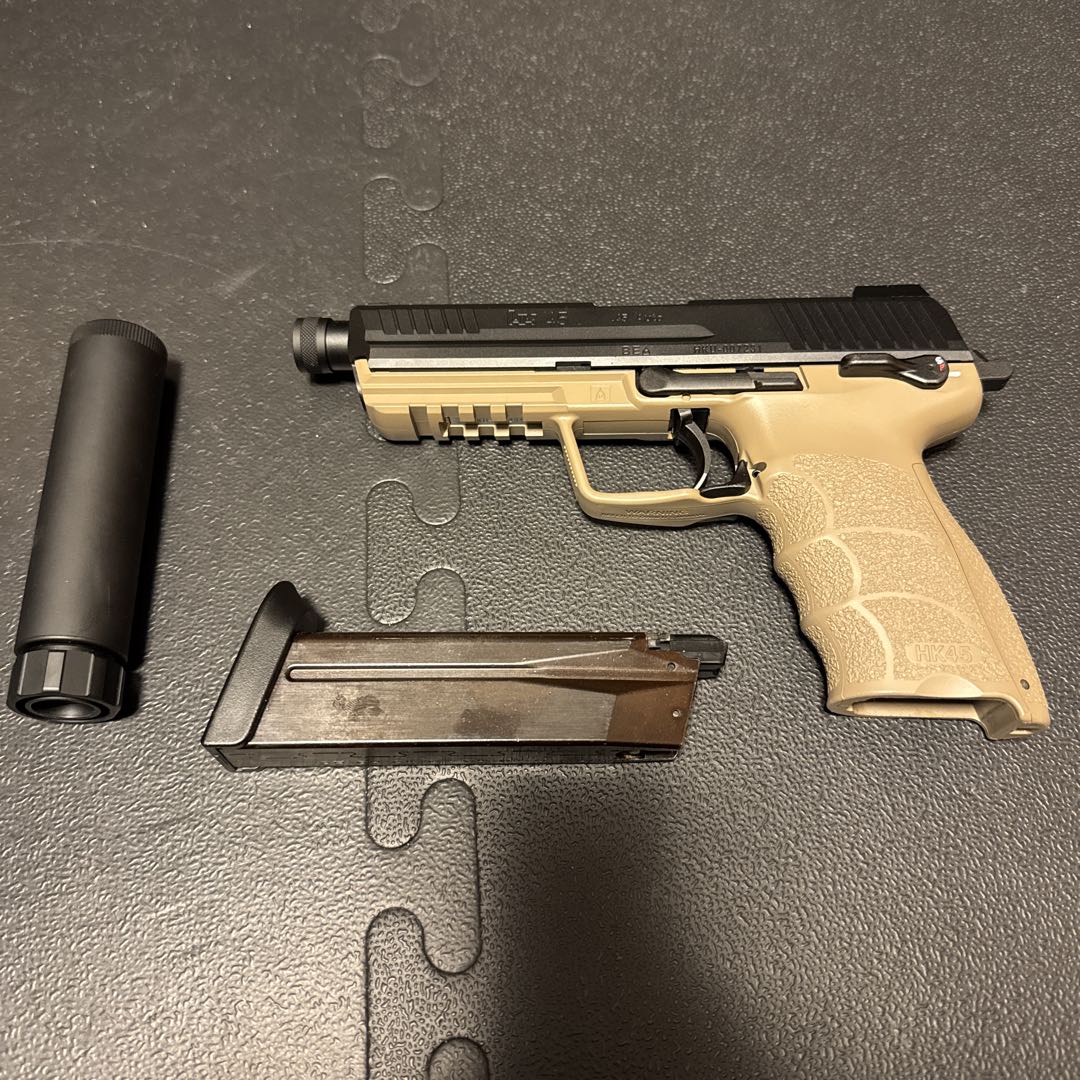 東京マルイHK45 Tactical ガスガン サイレンサー付き