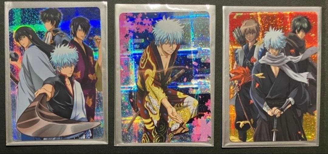 銀魂　ホログラムカード　全種　９枚　未使用品