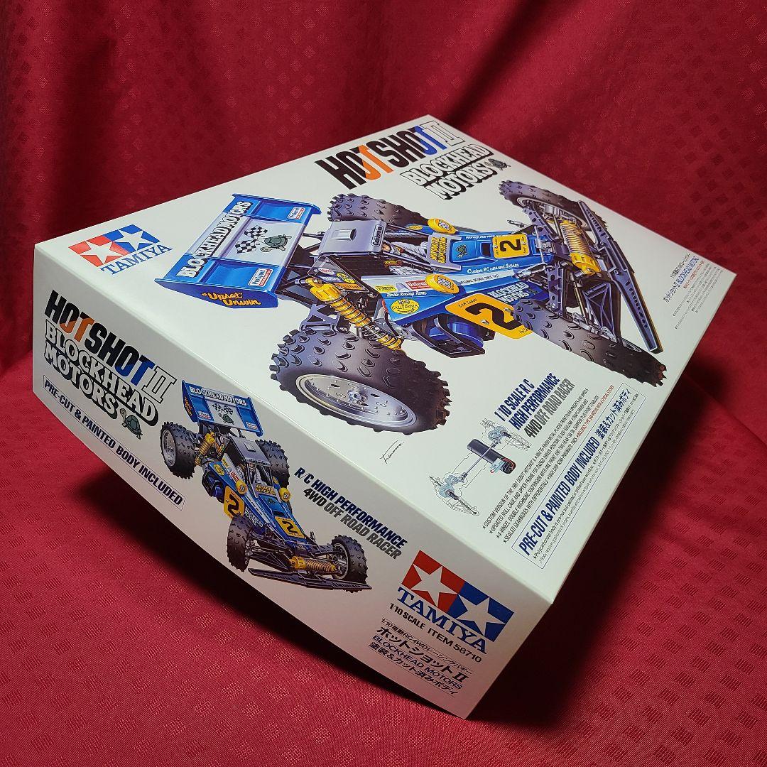 【ジャンク扱い】 タミヤ 1/10 ホットショットⅡ ブロックヘッドモータース