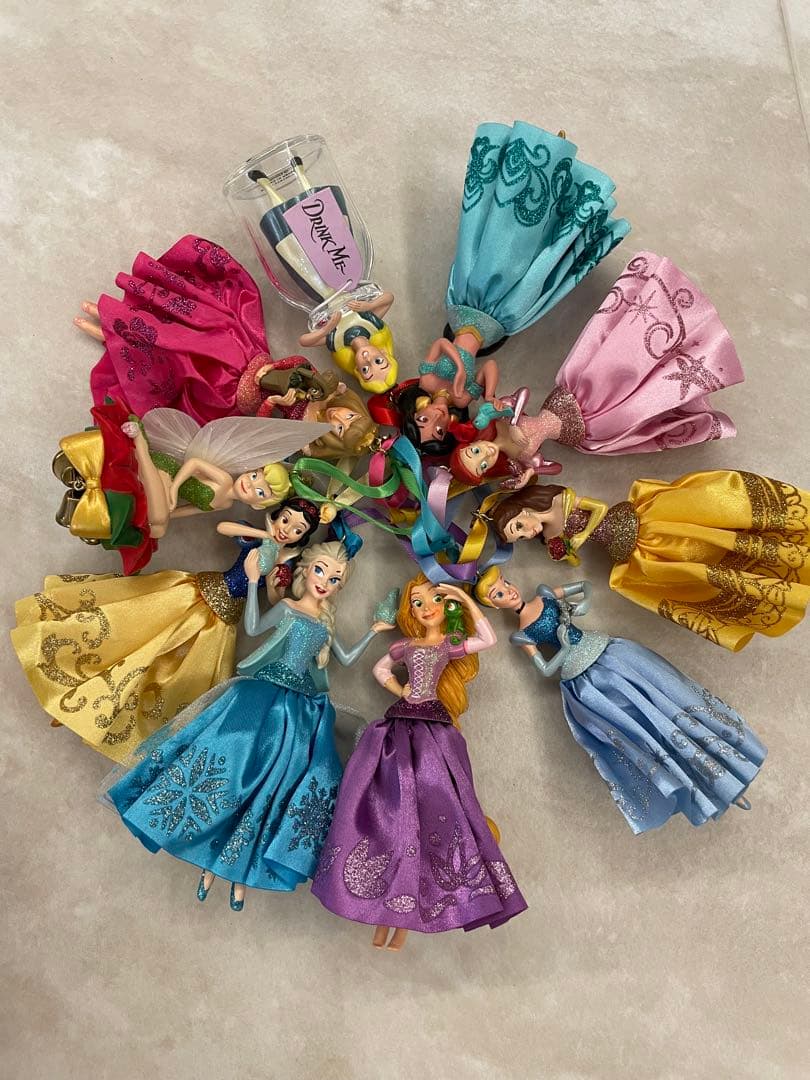 ディズニープリンセス オーナメント 10体セット