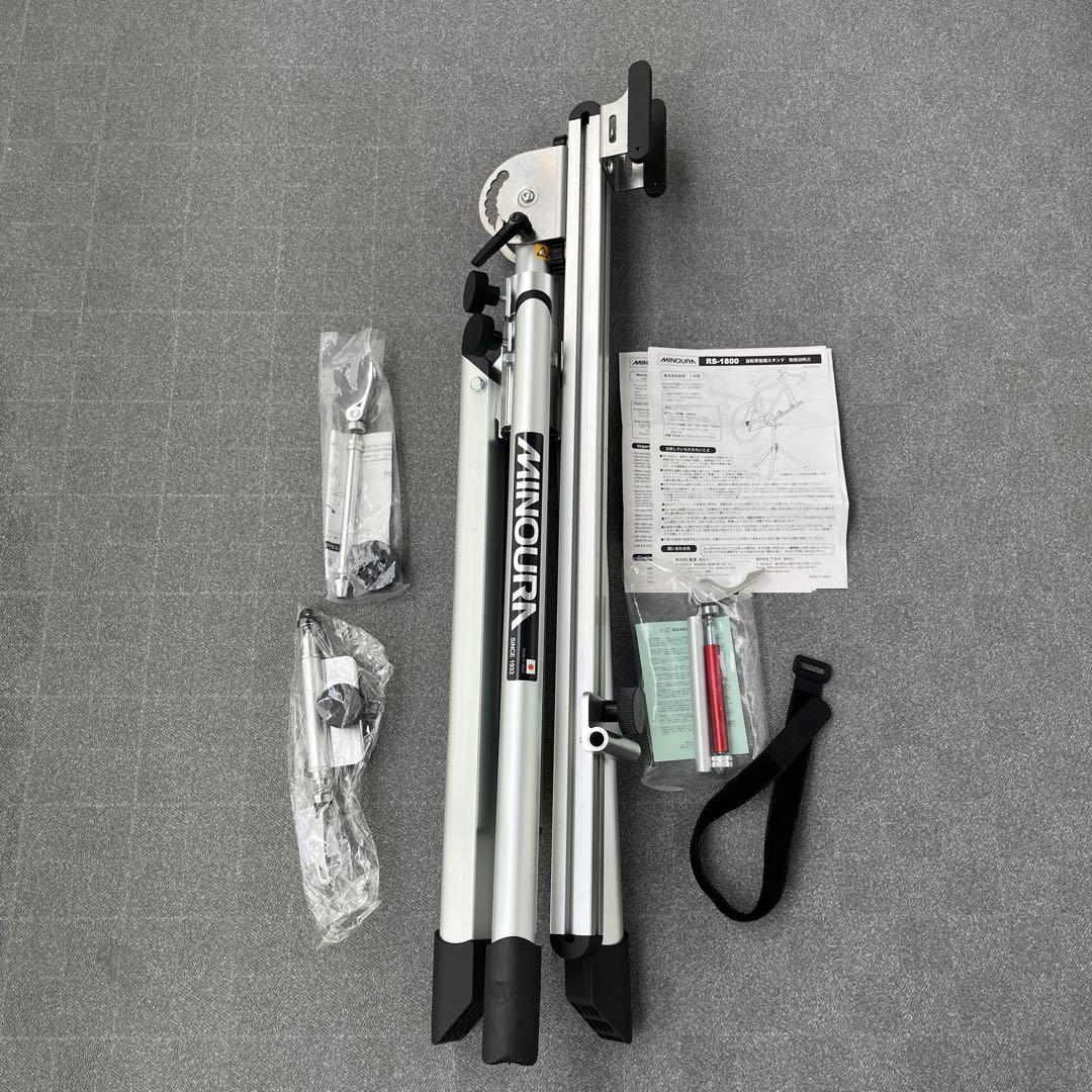 【値下げ】ミノウラRS-1800 自転車整備スタンド＋CR-100チェンローラー