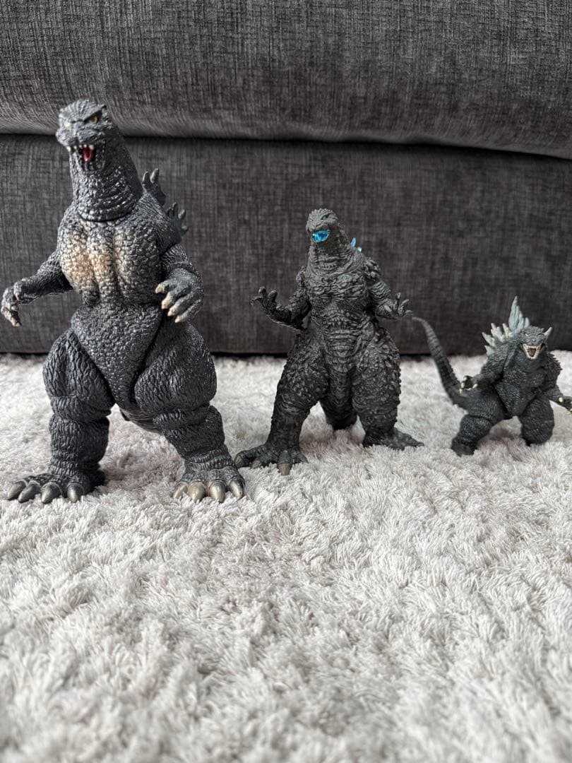 ヴィンテージ　ゴジラフィギュア 3体セット