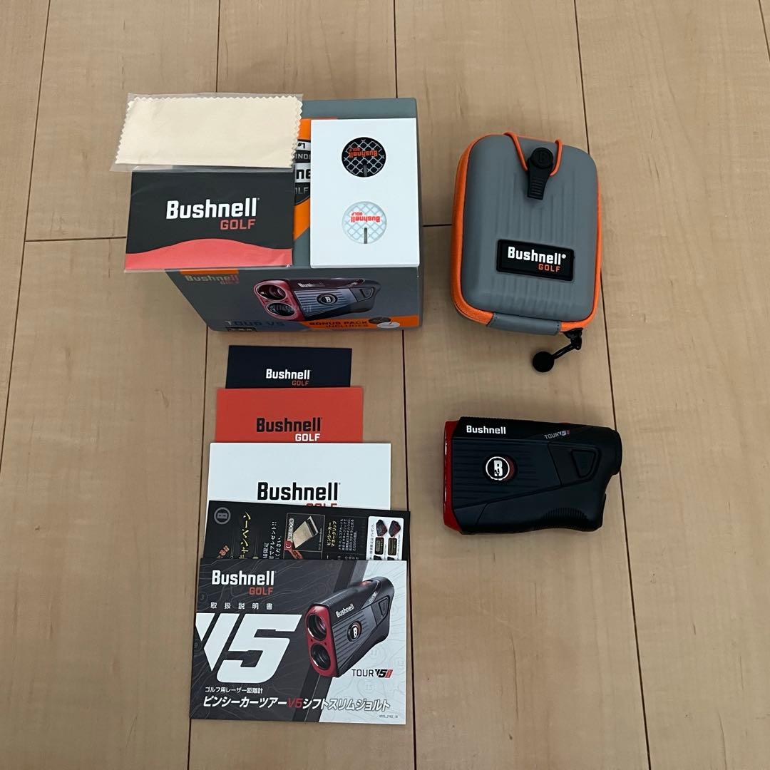 【美品】Bushnell ピンシーカー ツアーV5 スリムジョルト