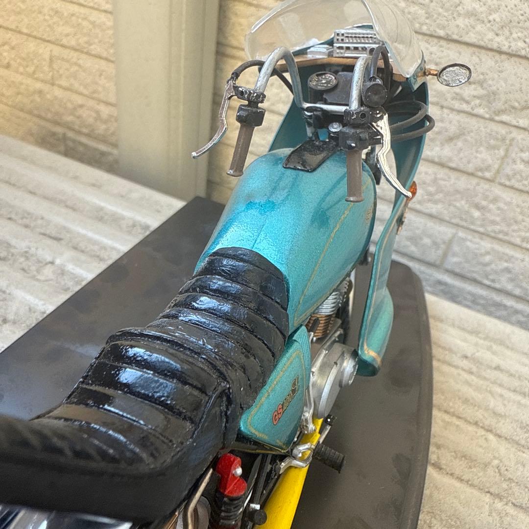 俺のマシン　GS400L完成品　当時物　旧車會　暴走族　1/12ロケット　3段