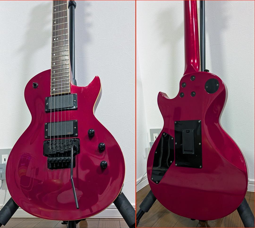 ESP GrassRoots 赤 レスポール 24F EMG89/81 フロイド