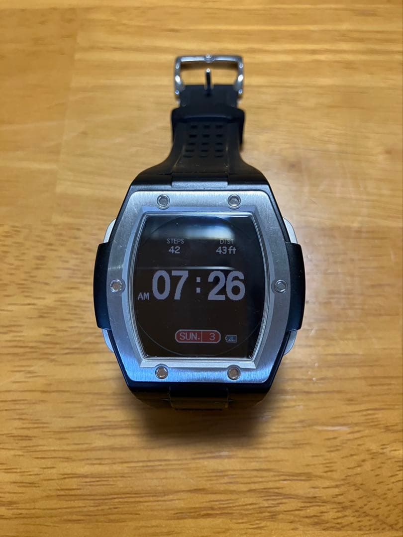 ショットナビ　腕時計型GPSゴルフナビ　Crest SILVER