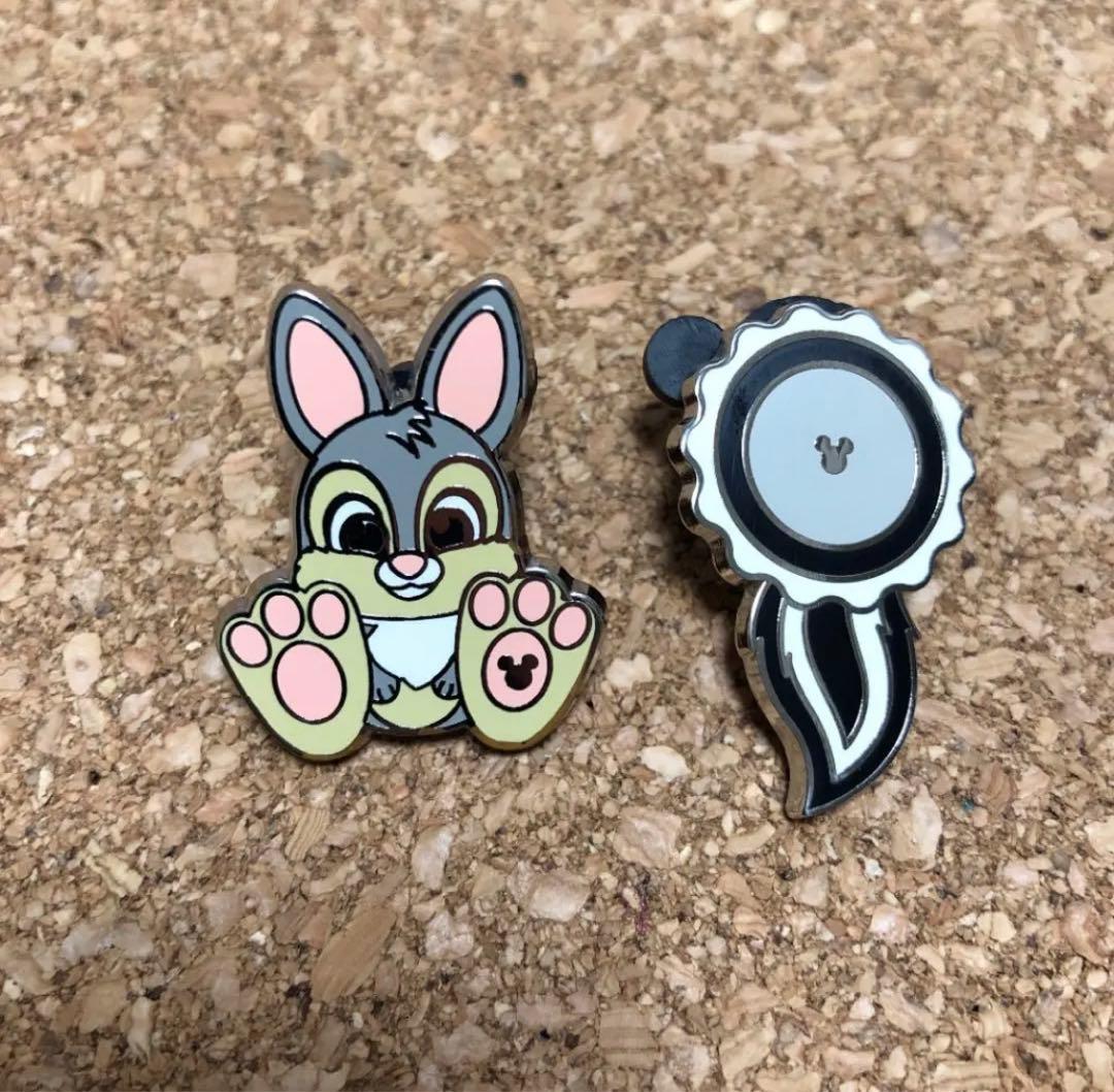 ディズニー とんすけ フラワー WDW ピンバッチ ピンバッジ ピントレ