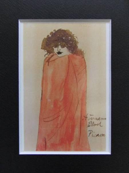 パブロ・ピカソ、「FEMME AU CHALE ROUGE」、海外版超希少レゾネ