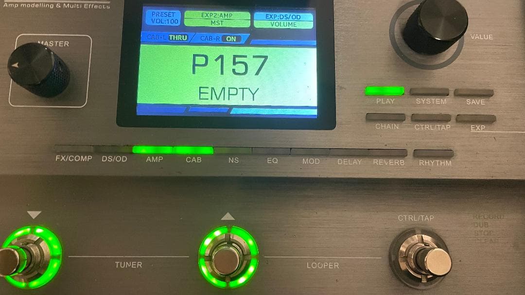 MOOER ムーア GE200 アンプモデリング・マルチエフェクト