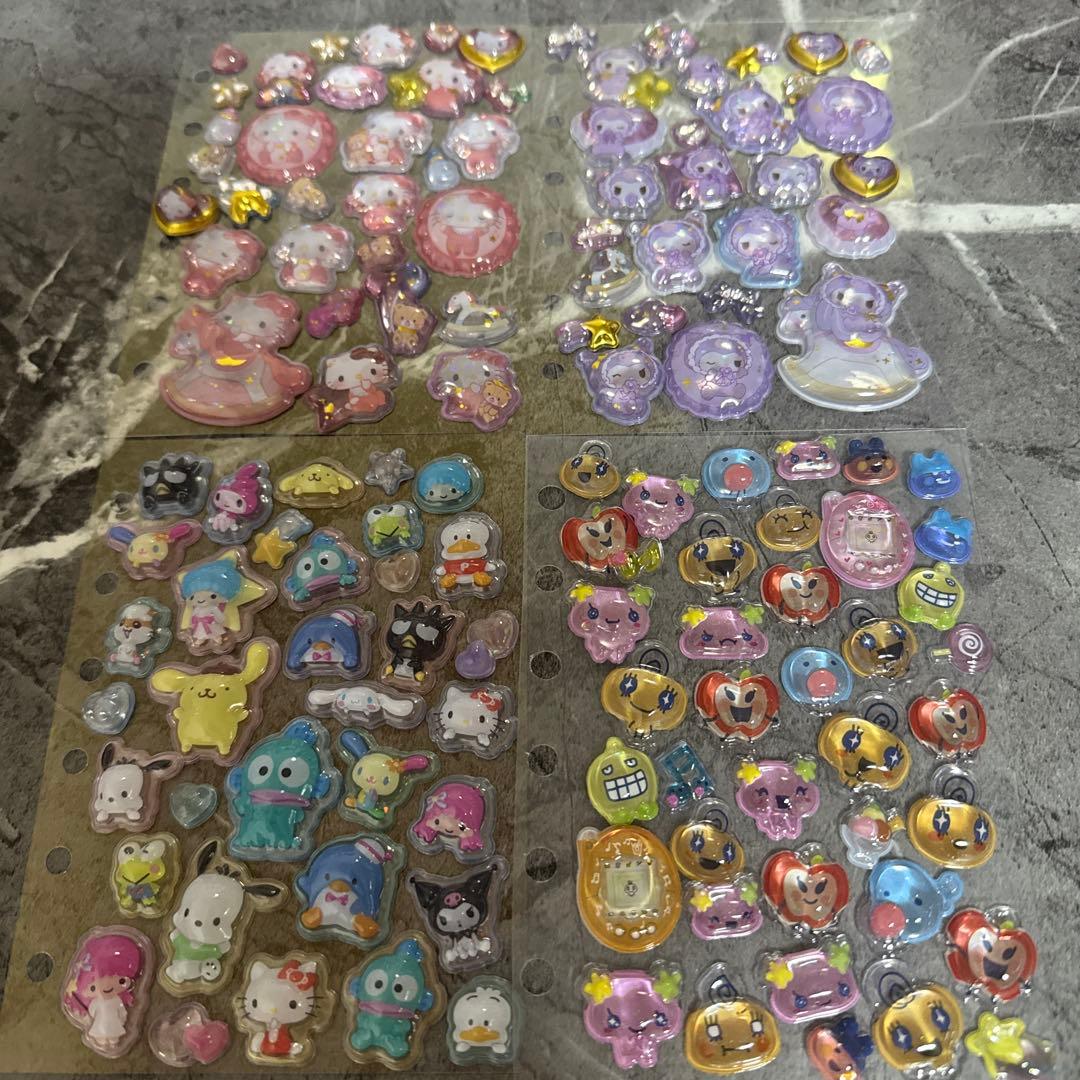 シール帳完成品 ボンドロ うるちゅる 14シート分 たまごっち サンリオ 他