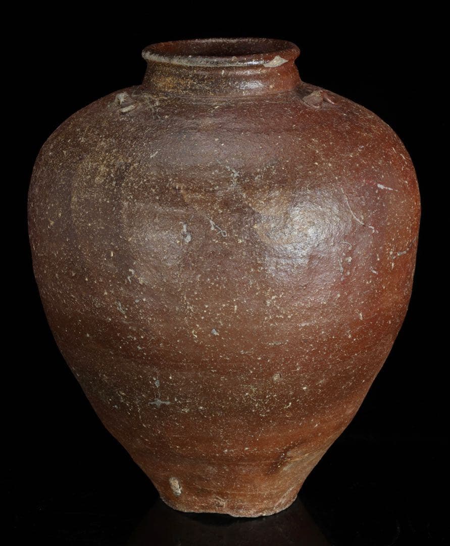 古陶 耳付 大壺 焼締 大型42cm 飾壺 時代壺 古壺 民藝 古美術 骨董品