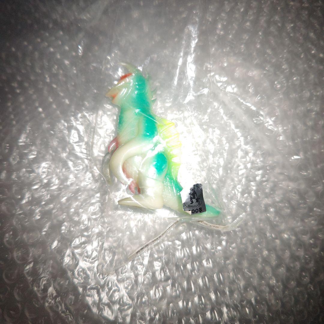 ゴジラ　ガイガン　ソフビ　蓄光　10cm