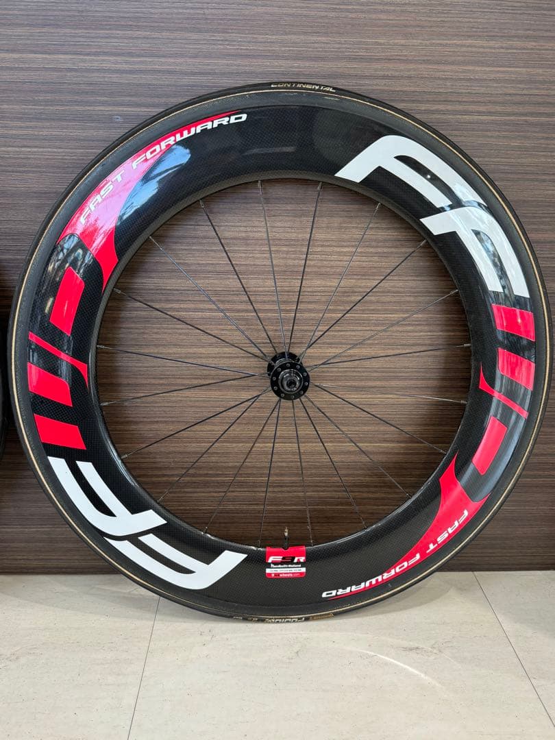 ファストフォワードF9R カーボン チューブラー ディスクホイール シマノ10S