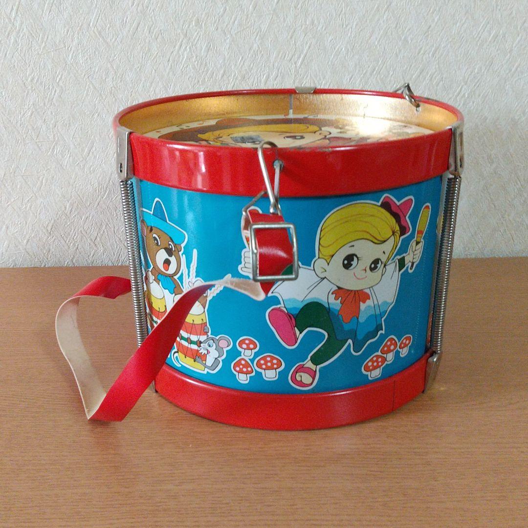 昔の懐かしい太鼓のおもちゃ