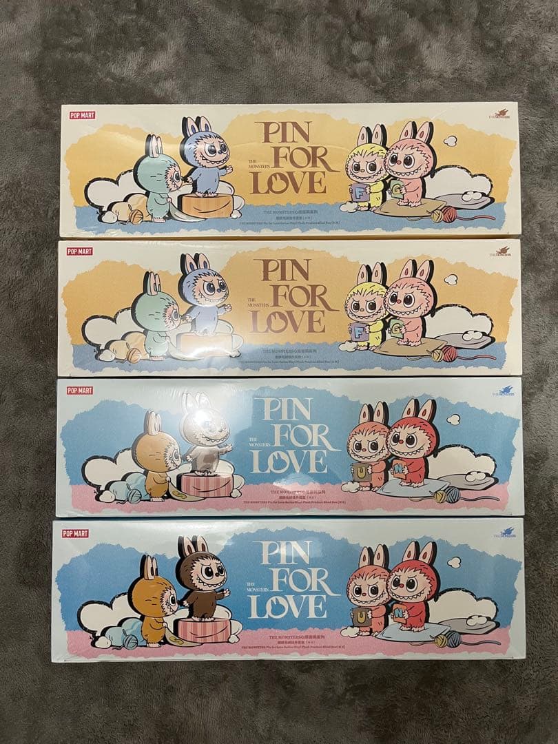 ラブブ PIN FOR LOVE ぬいぐるみ(A-M) アソート 5box