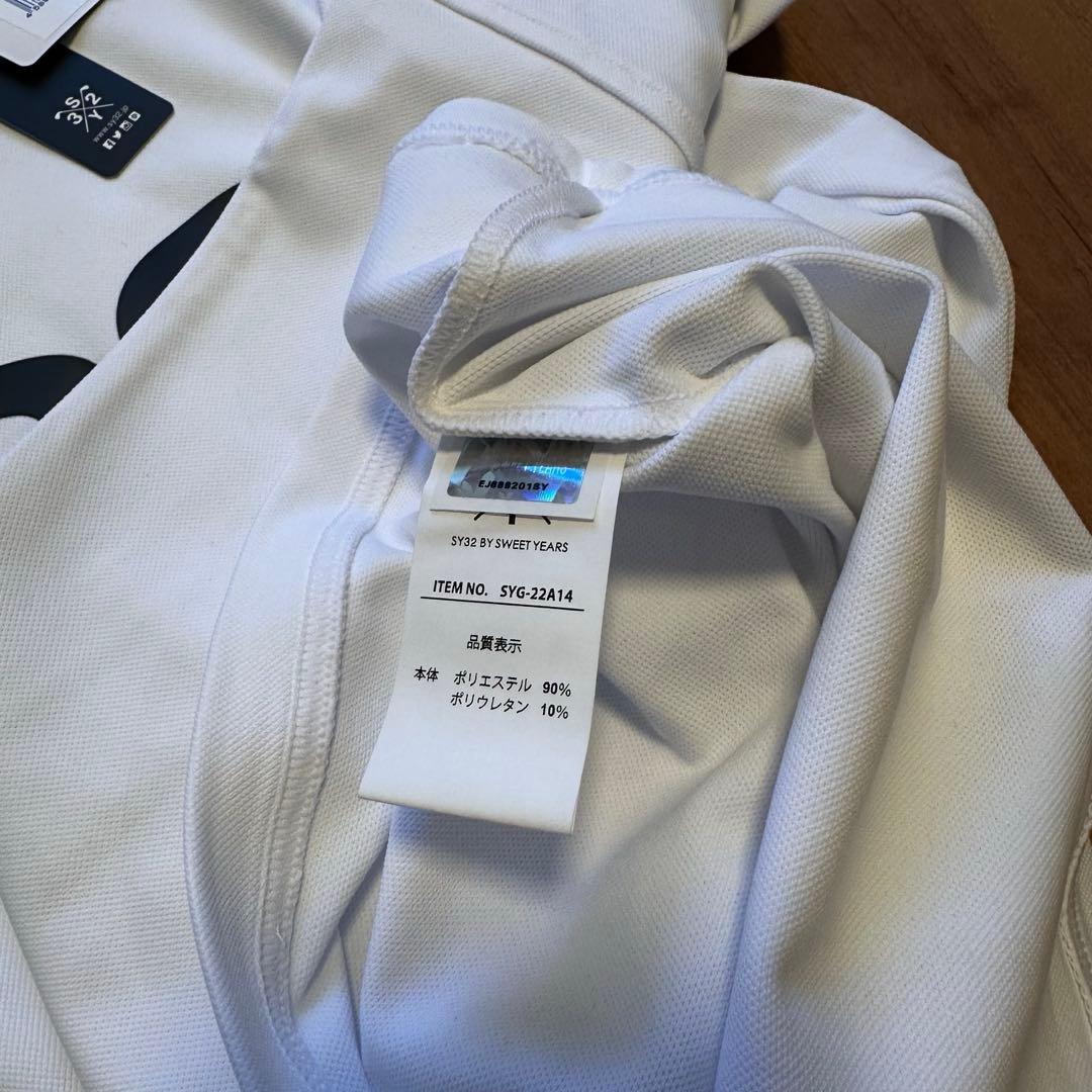 長袖　モックネック　ハーフジップ　メンズ　ゴルフウェア　カットソー　新品　L