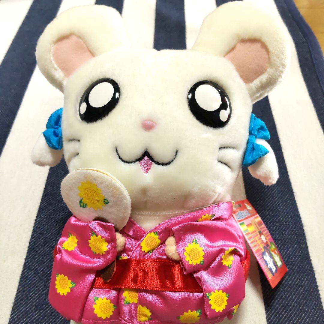 とっとこハム太郎　リボンちゃん　夏祭りぬいぐるみ　レトロ　タグ付き