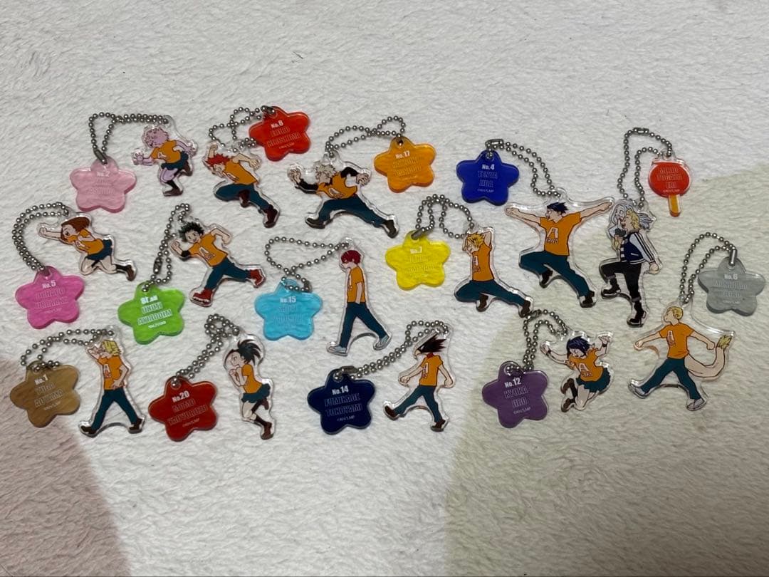 僕のヒーローアカデミア 文化祭 アクリルチャーム まとめ売り