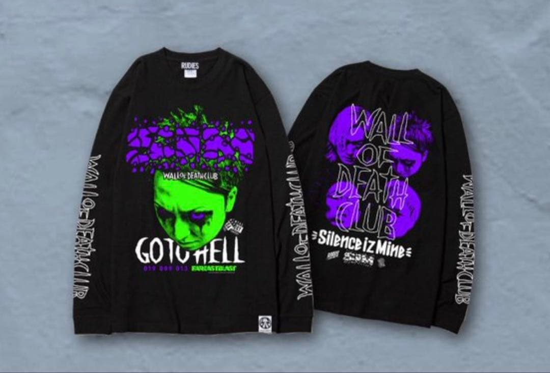 わ*ッ様 SiM 長袖TシャツWALL OF DEATH CLUB シム バンド