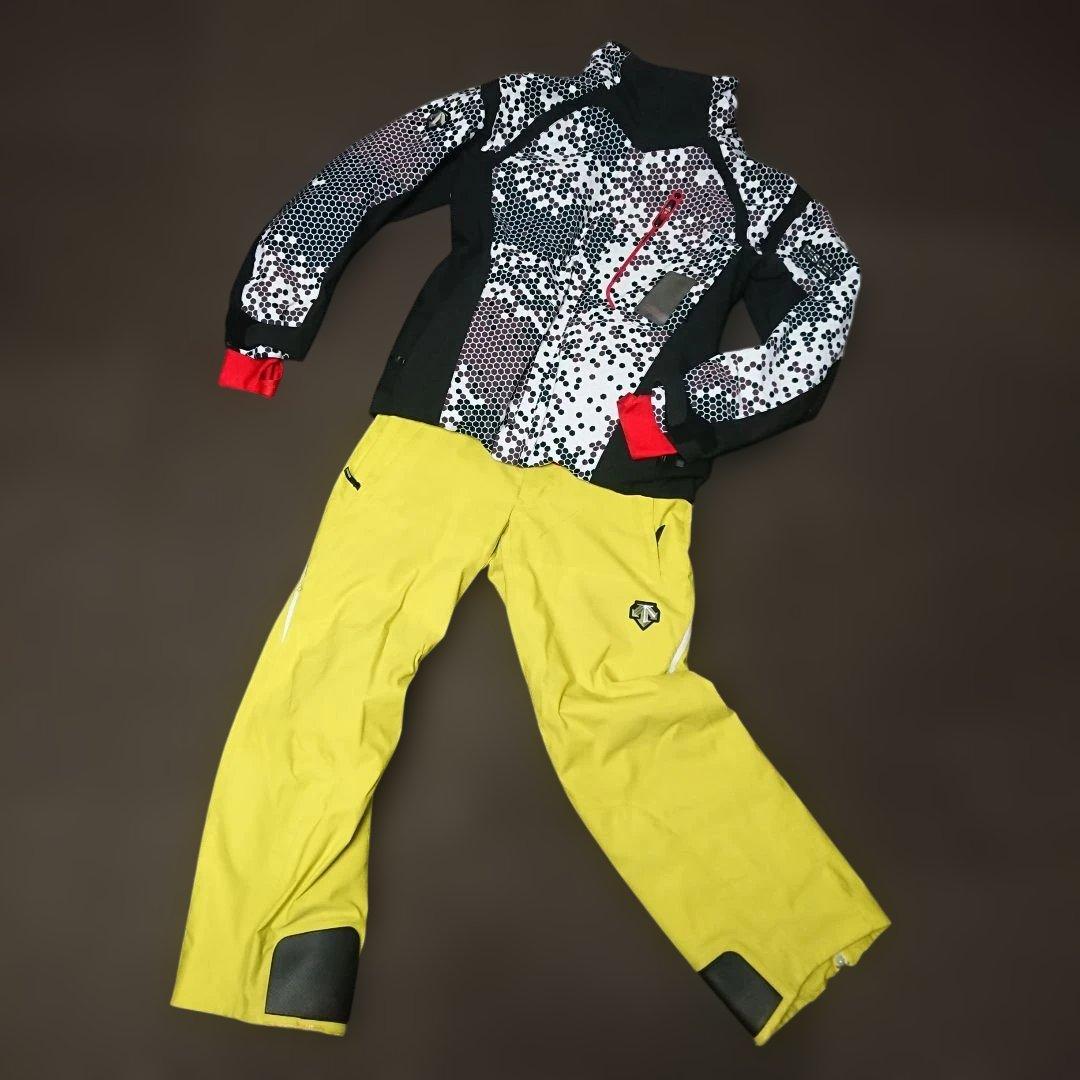 送料無料【DESCENTE】スキーウェア上下まとめ L/L