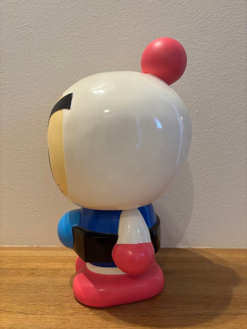 ボンバーマン　ソフビ貯金箱　約32㎝
