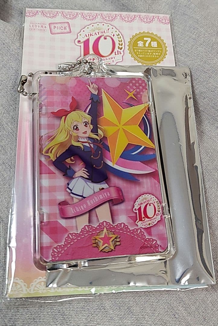 アイカツ！　PIICA クリアパスケース　星宮いちご