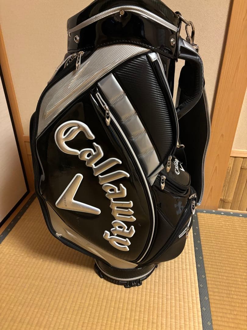 Callaway キャディバッグ 黒/シルバー