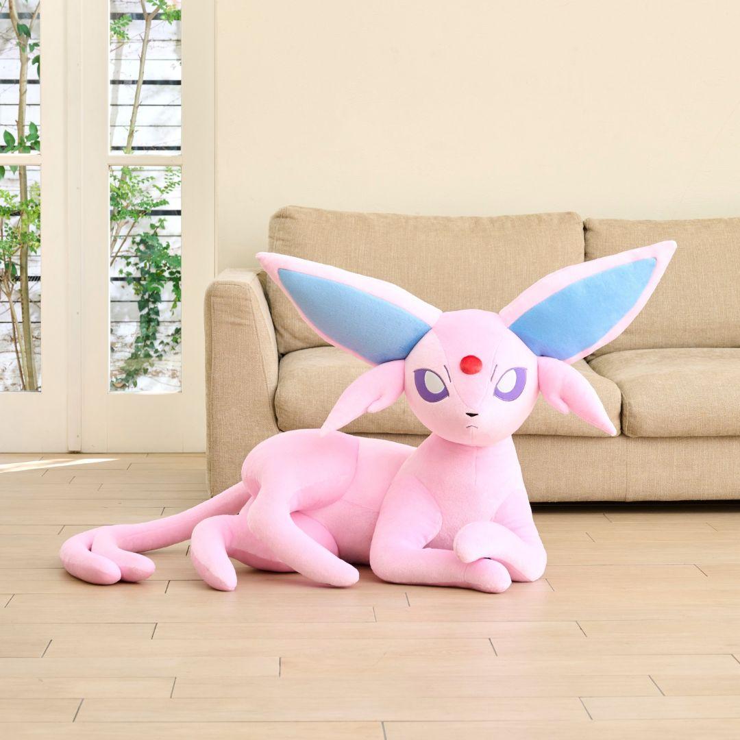 ポケモンセンターオンライン ぬいぐるみ 等身大 エーフィ 寝そべり