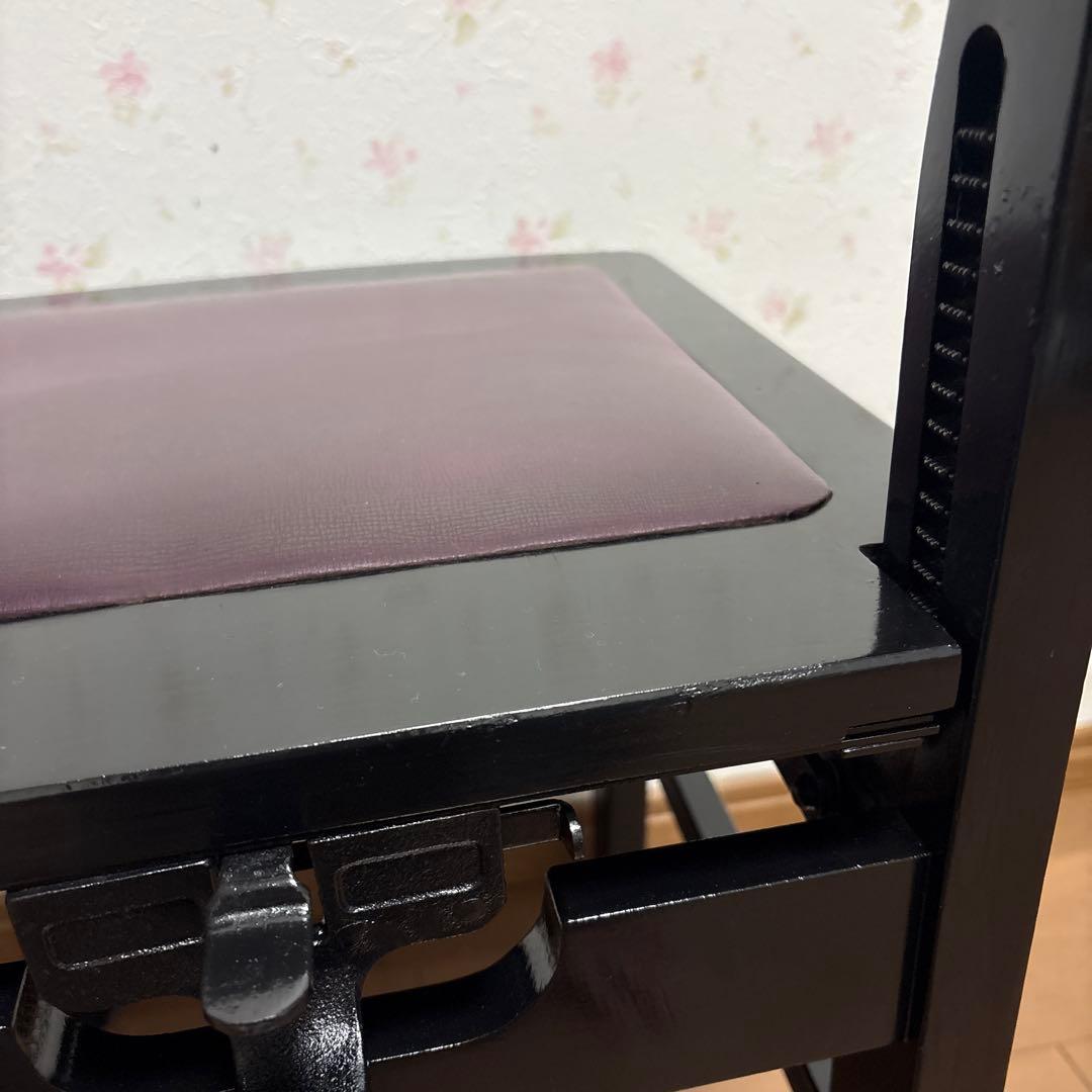 YAMAHA付属　トムソン椅子　ピアノ椅子　アップライト