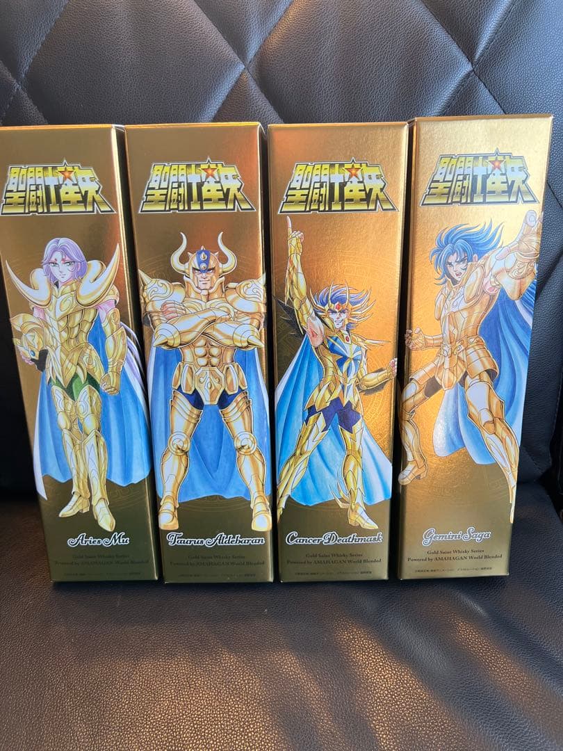 聖闘士星矢 黄金聖闘士　ムウ、アルデバラン、デスマスク、サガ4本セット未開封
